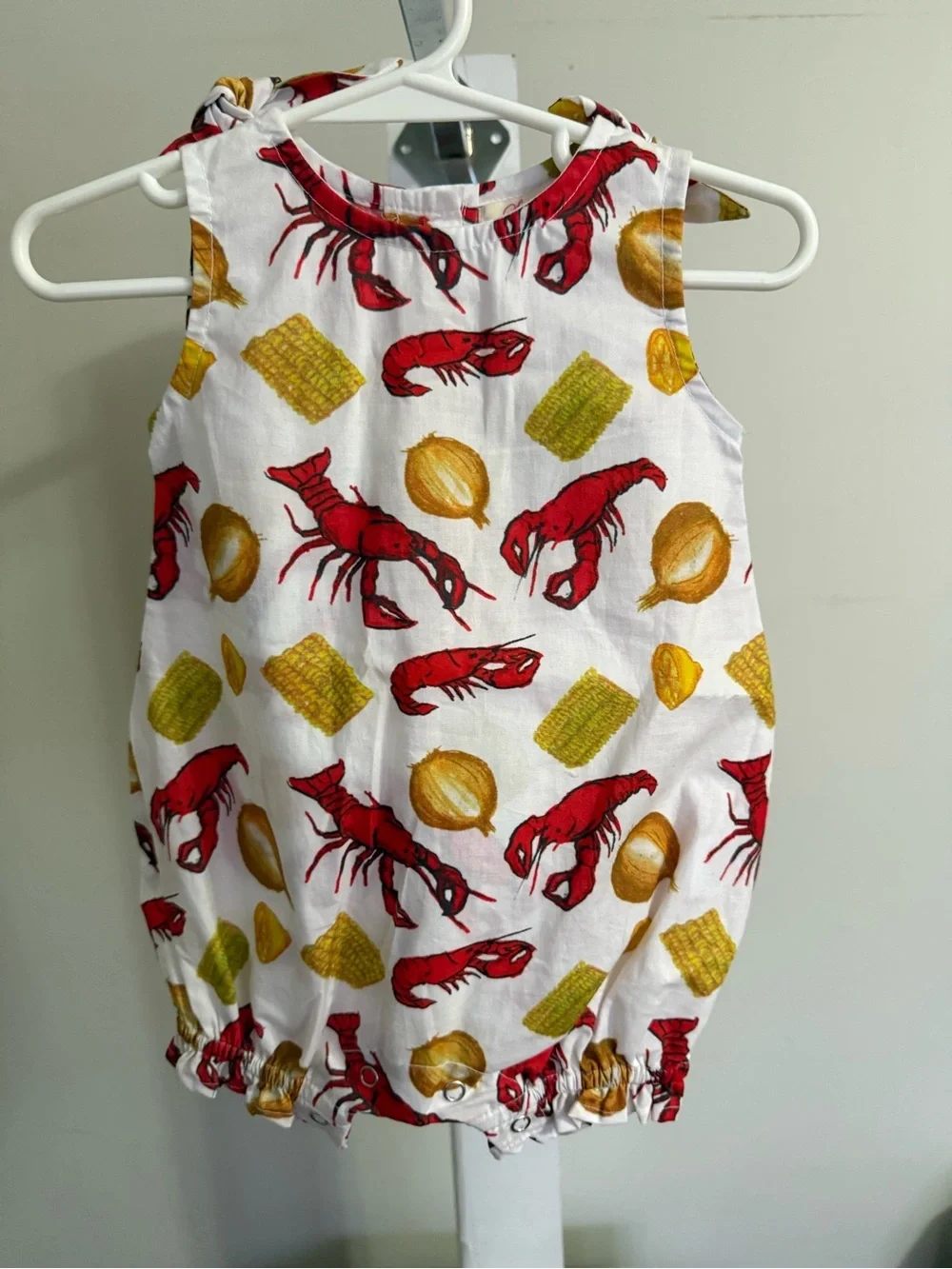 NWT Sweetdil Low Country Boil Romper